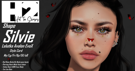 Second Life Marketplace - H2 - Shape Silvie Lelutka Avalon EvoX 3.1